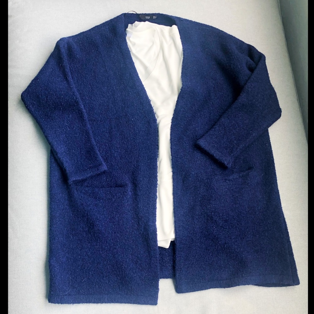 Mango Blue Cardigan